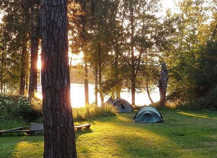 Camping på Utö