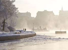 Stockholm vintertur med båt