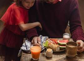 Julafton på gården