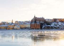 Båt till Fjäderholmarnas jul