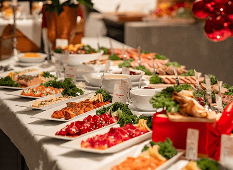 Julbord och avkoppling i lantlig miljö